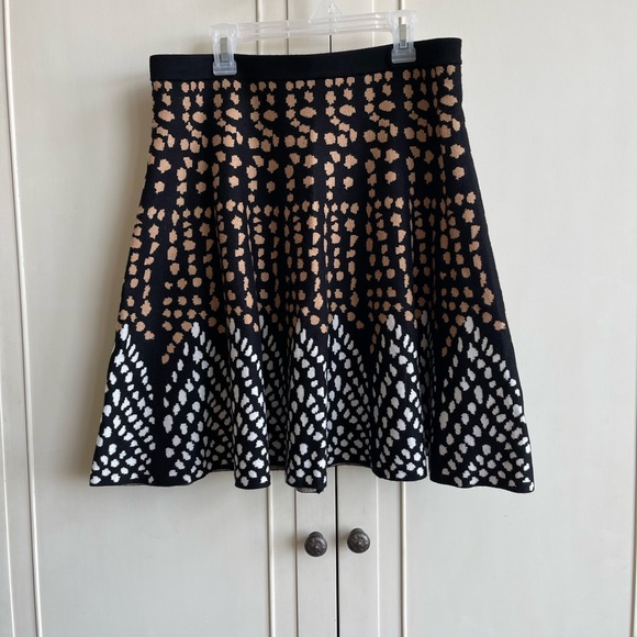 Philosophy Pullon Skirt Black Brown L - Picture 5 of 6